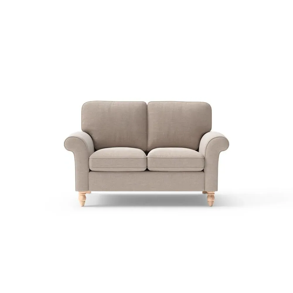 Hurley 2-Seater Sofa - Natural, Eco Chenille