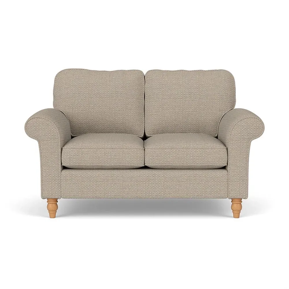 Hurley 2-Seater Sofa - Natural, Herringbone Weave image