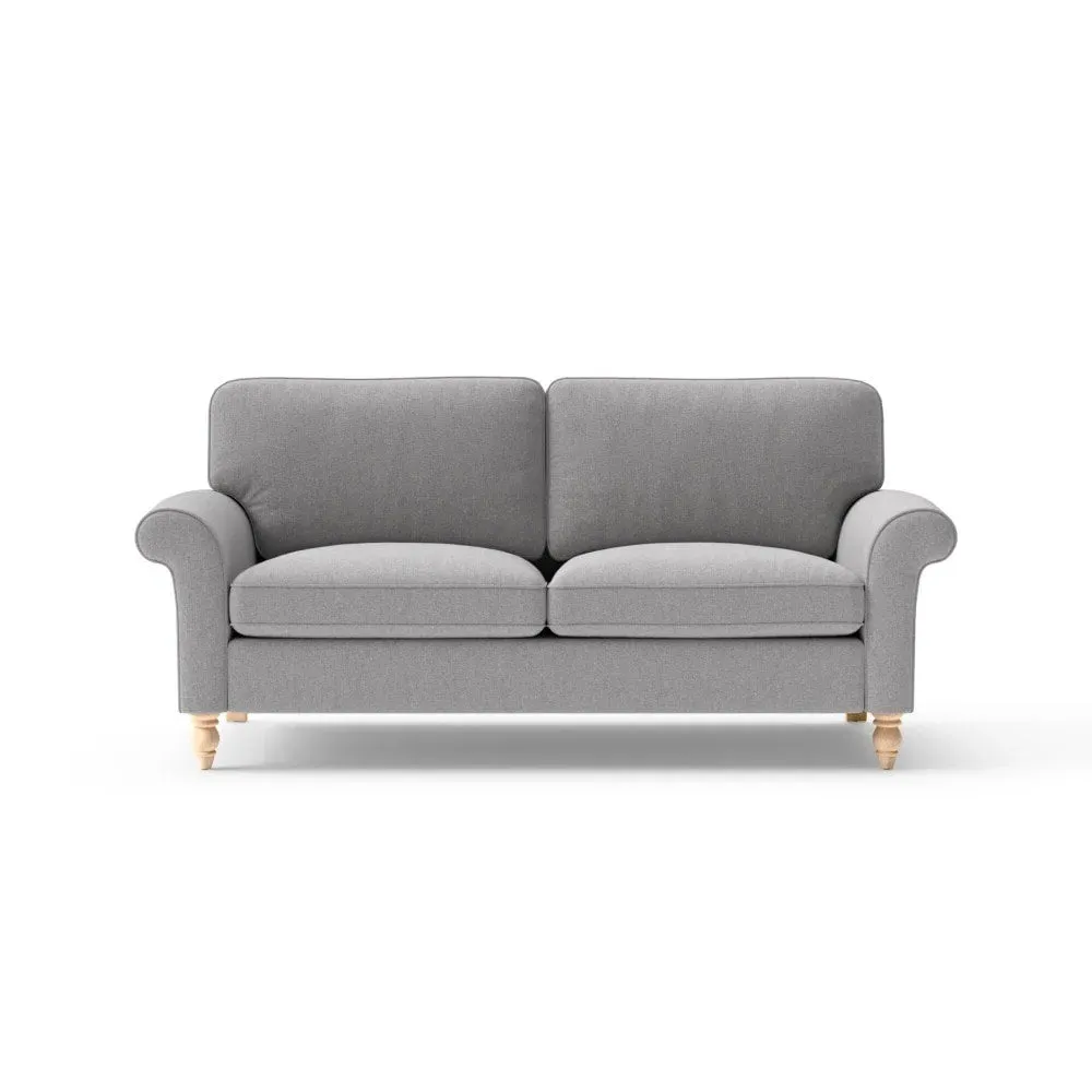 Hurley 3-Seater Sofa - Grey Marl, Rustic Weave image