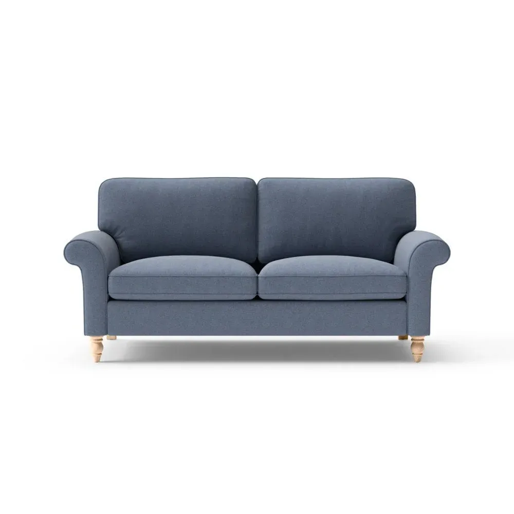 Hurley 3-Seater Sofa - Indigo, House Linen Mix image