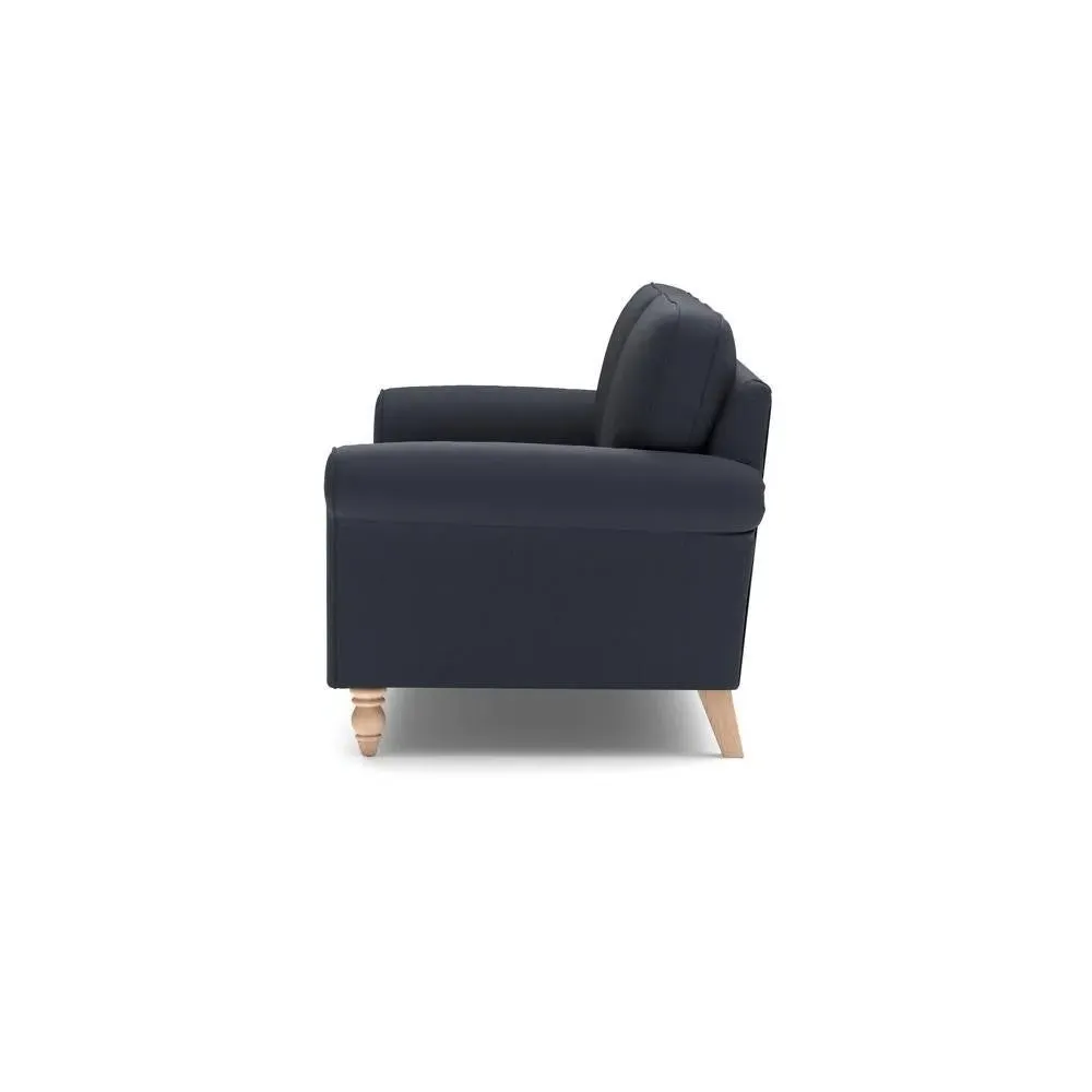 Hurley 3-Seater Sofa - Ink, House Linen Mix