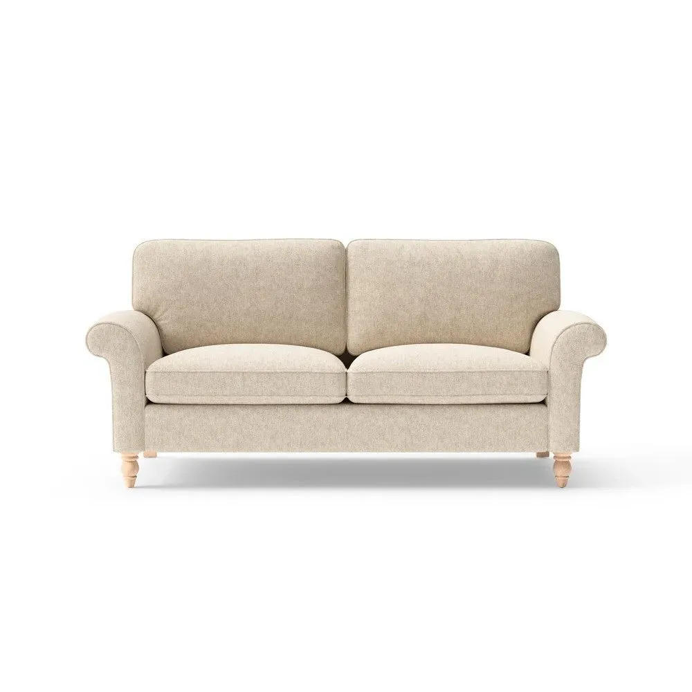 Hurley 3-Seater Sofa - Natural, Aquaclean Oxford image