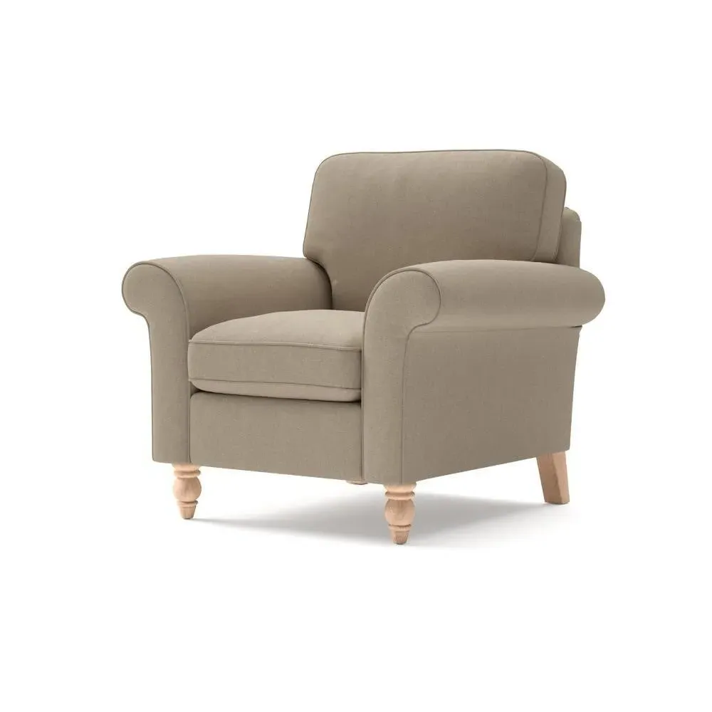 Hurley Armchair - Natural, House Linen Mix