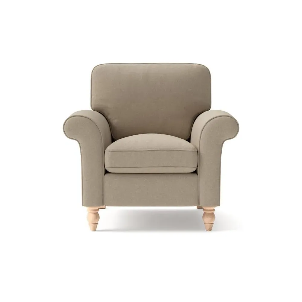 Hurley Armchair - Natural, House Linen Mix