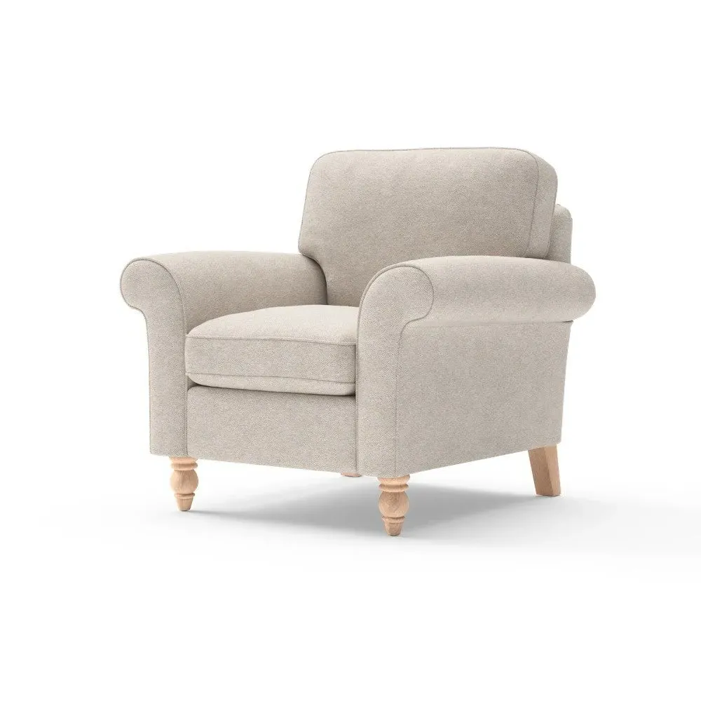 Hurley Armchair - Natural, House Weave