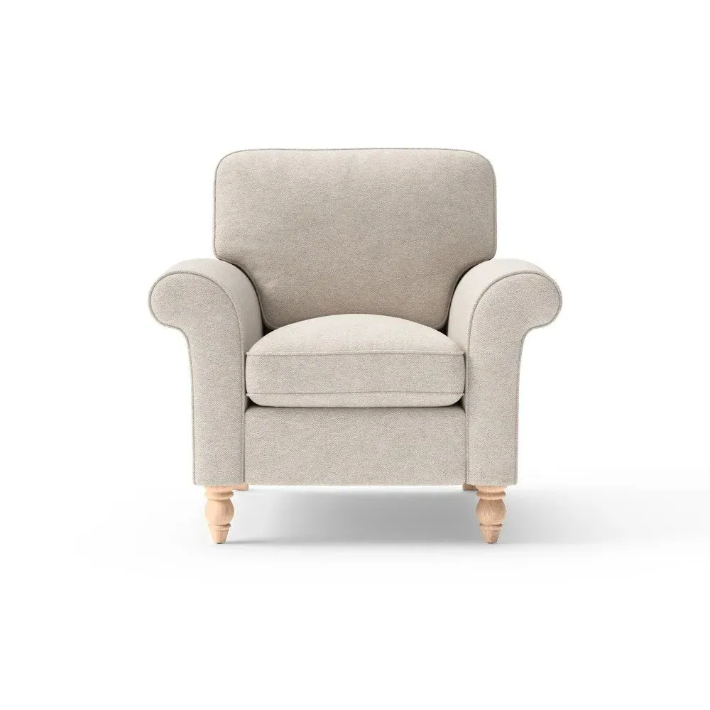 Hurley Armchair - Natural, House Weave