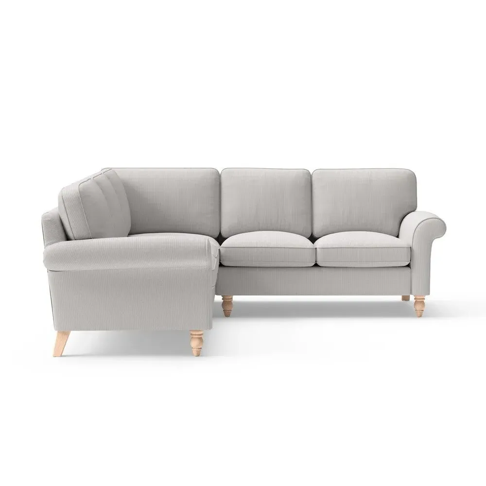 Hurley Corner Sofa - Grey, Broadway Stripe image