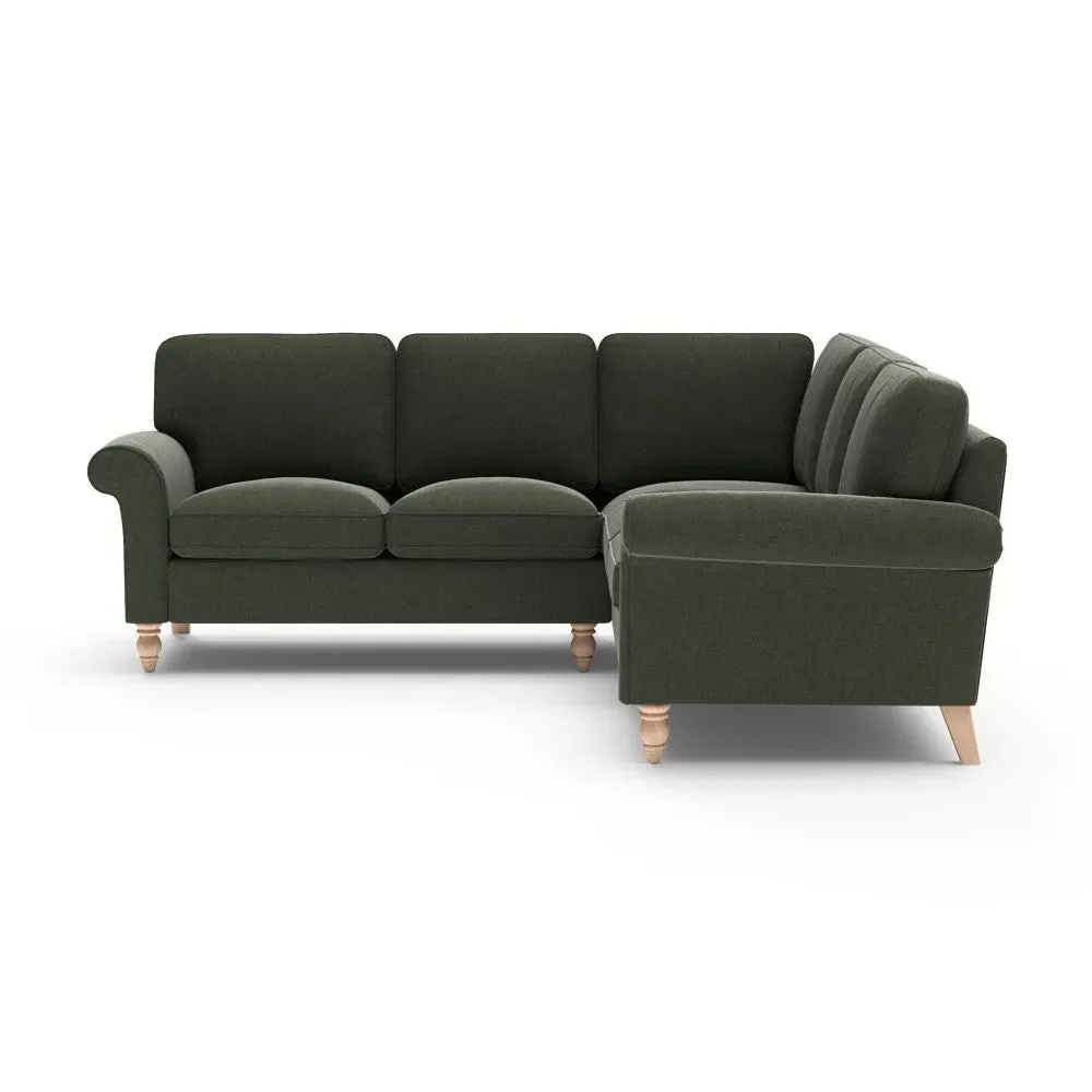Hurley Corner Sofa - Moss, Eco Chenille
