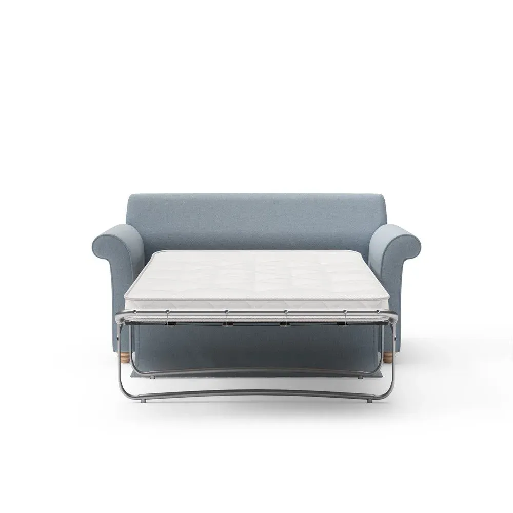 Large 2-Seater Sofa Bed - Light Grey, Cotton