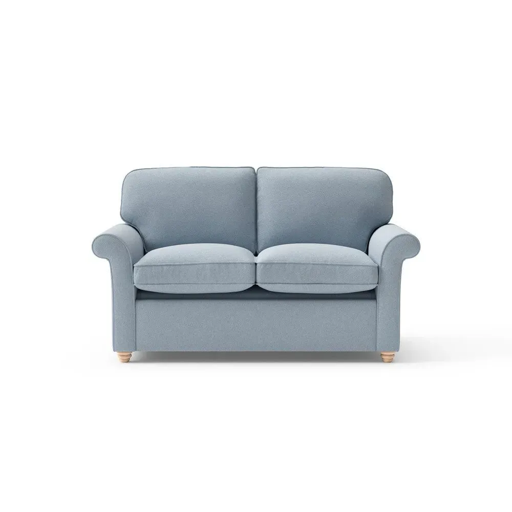 Large 2-Seater Sofa Bed - Light Grey, Cotton