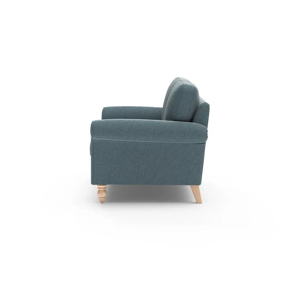 Large 2-Seater Sofa - Teal, Eco Chenille