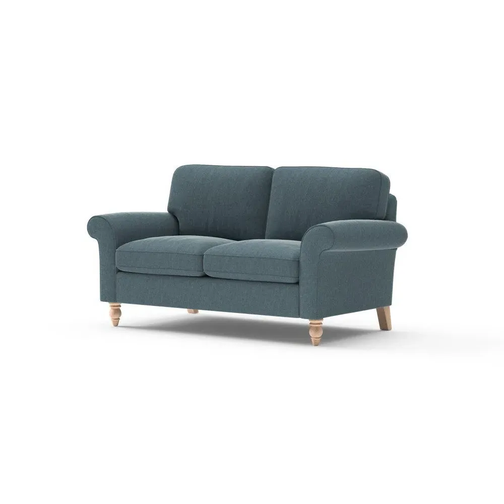 Large 2-Seater Sofa - Teal, Eco Chenille