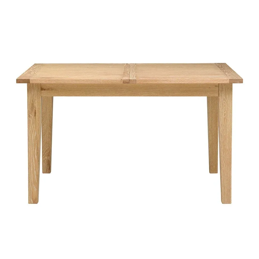 4-6 Seater Extending Dining Table - Whitewash, Oak
