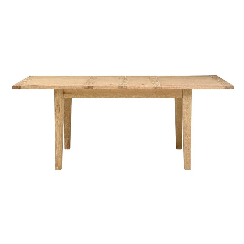 4-6 Seater Extending Dining Table - Whitewash, Oak