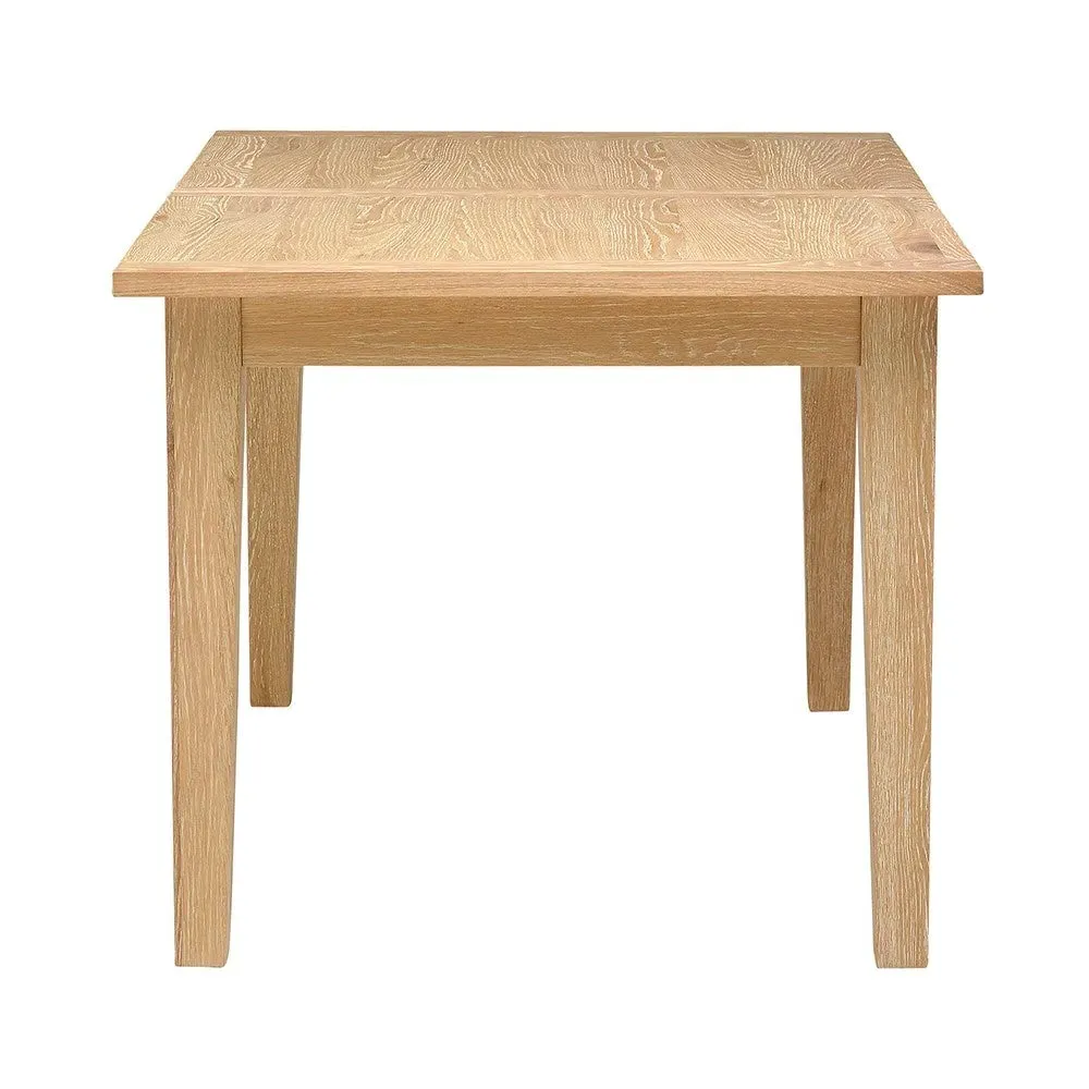 4-6 Seater Extending Dining Table - Whitewash, Oak