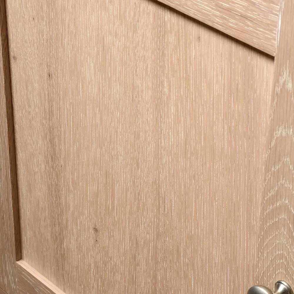 5 Drawer Chest - Whitewash, Oak