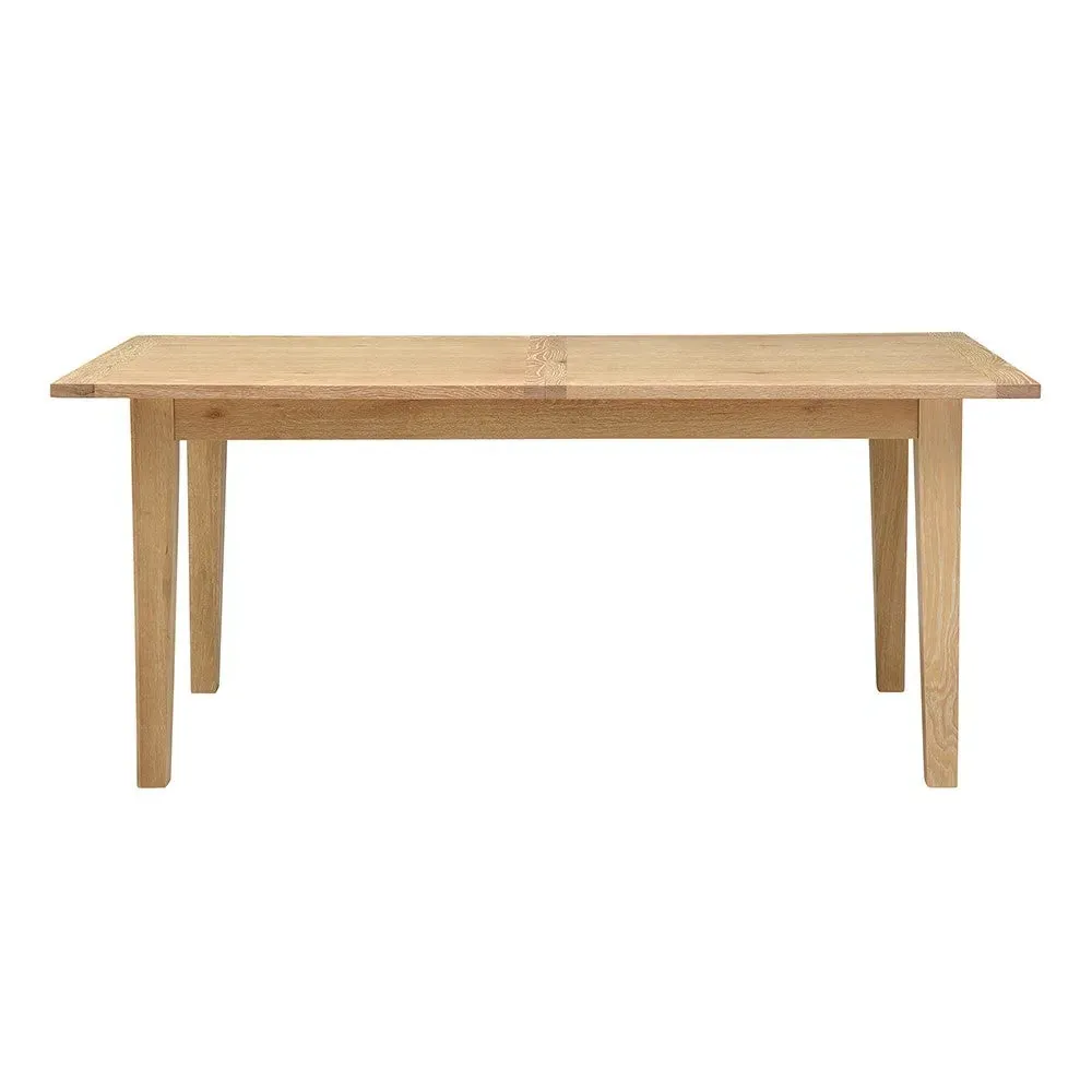 6-10 Seater Extending Dining Table - Whitewash, Oak