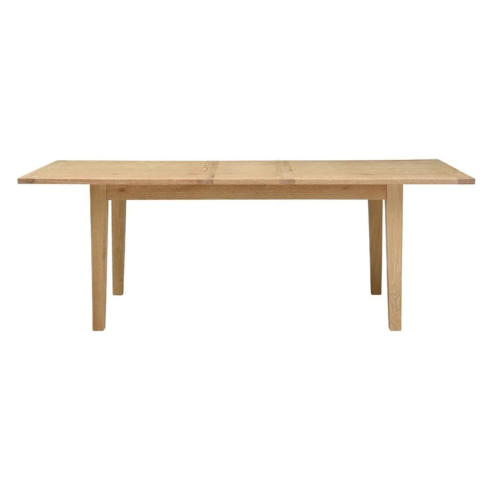 6-10 Seater Extending Dining Table - Whitewash, Oak