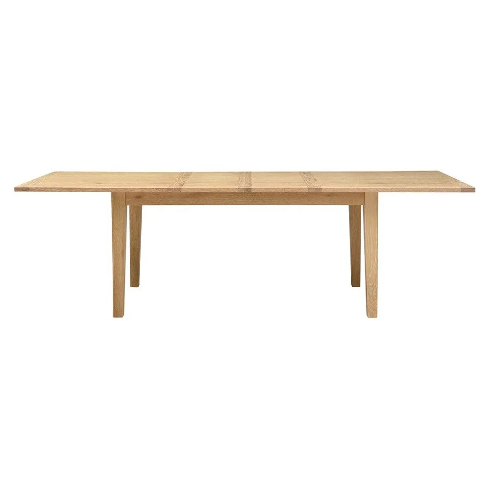 6-10 Seater Extending Dining Table - Whitewash, Oak