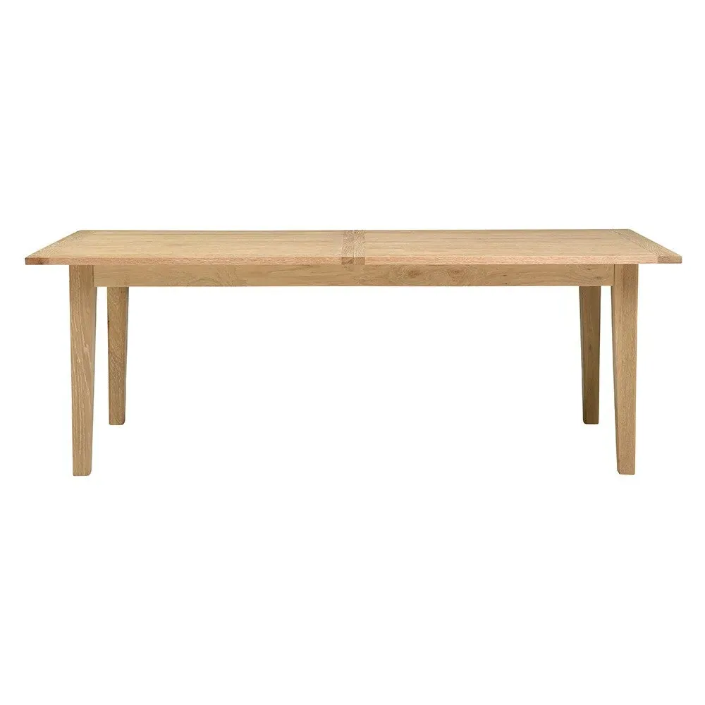 8-12 Seater Extending Dining Table - Whitewash, Oak