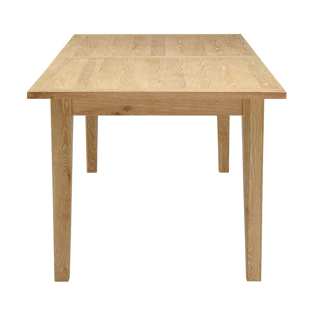 8-12 Seater Extending Dining Table - Whitewash, Oak