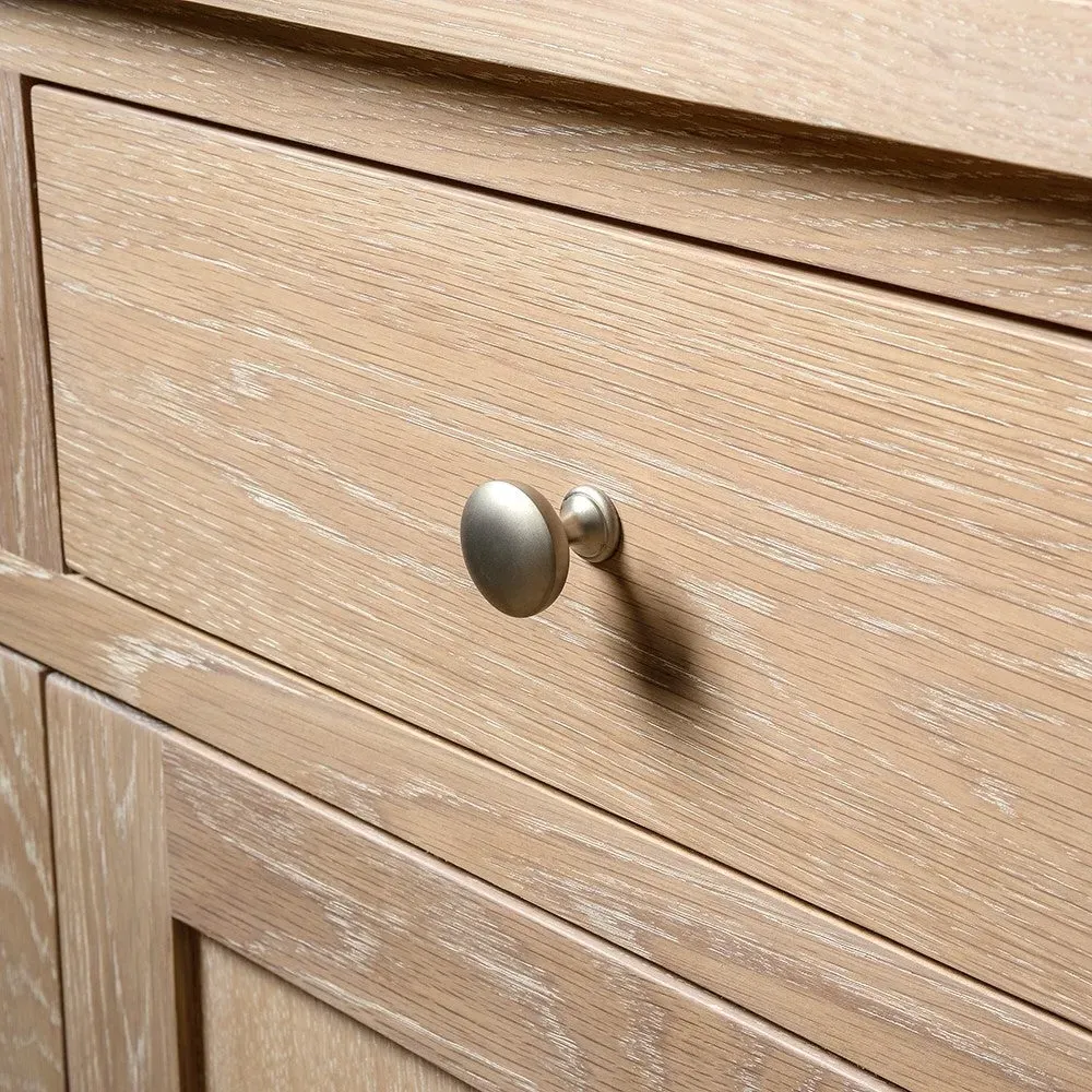 Inglesham 1 Drawer Bedside - Whitewash, Oak