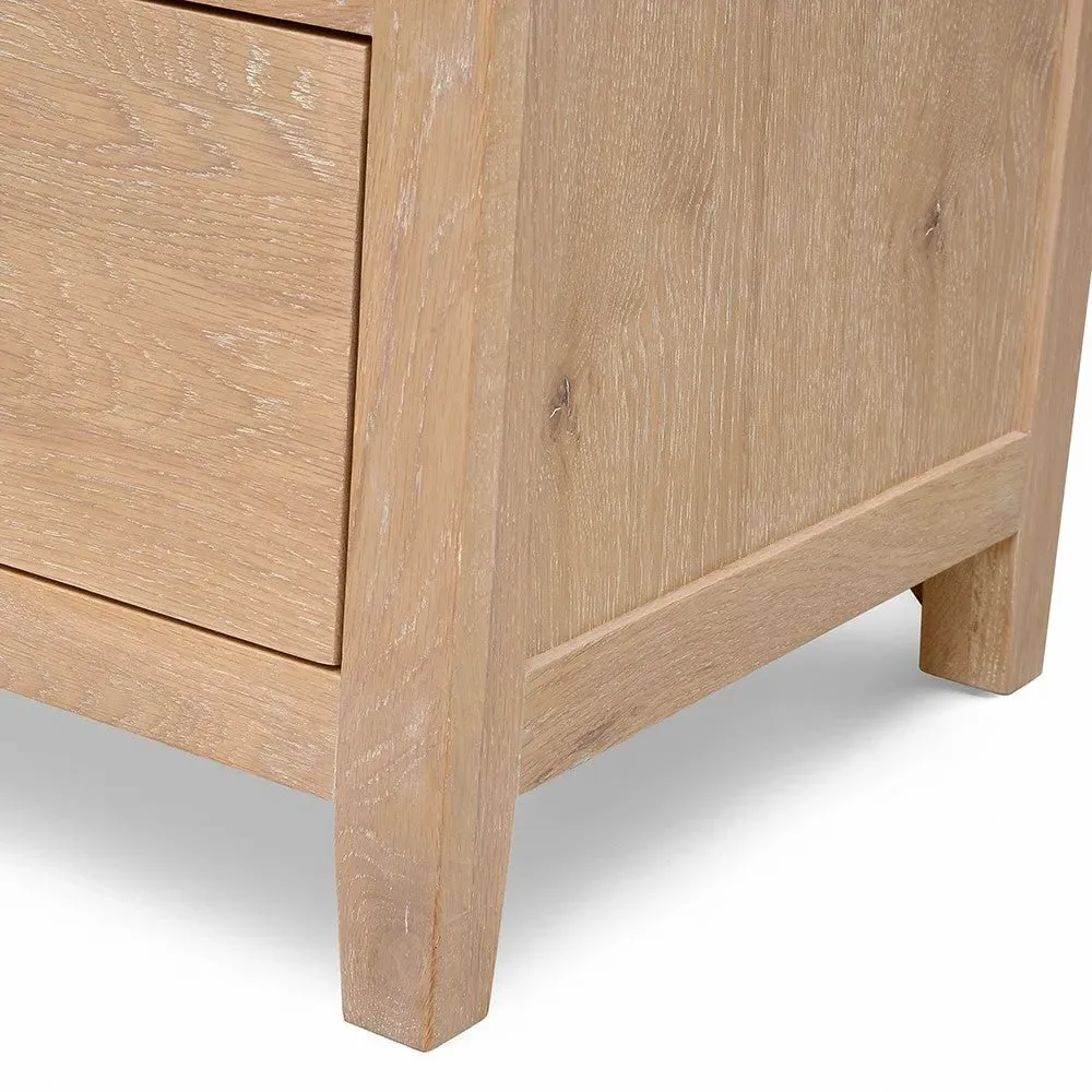 Inglesham 10 Drawer Chest - Whitewash, Oak