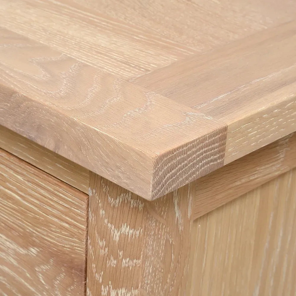 Inglesham 7 Drawer Chest - Whitewash, Oak