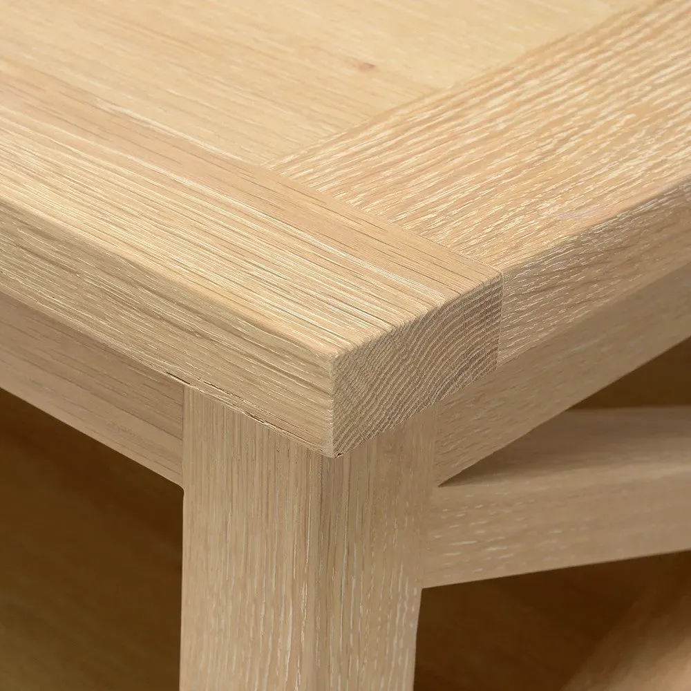 Inglesham Coffee Table - Whitewash, Oak