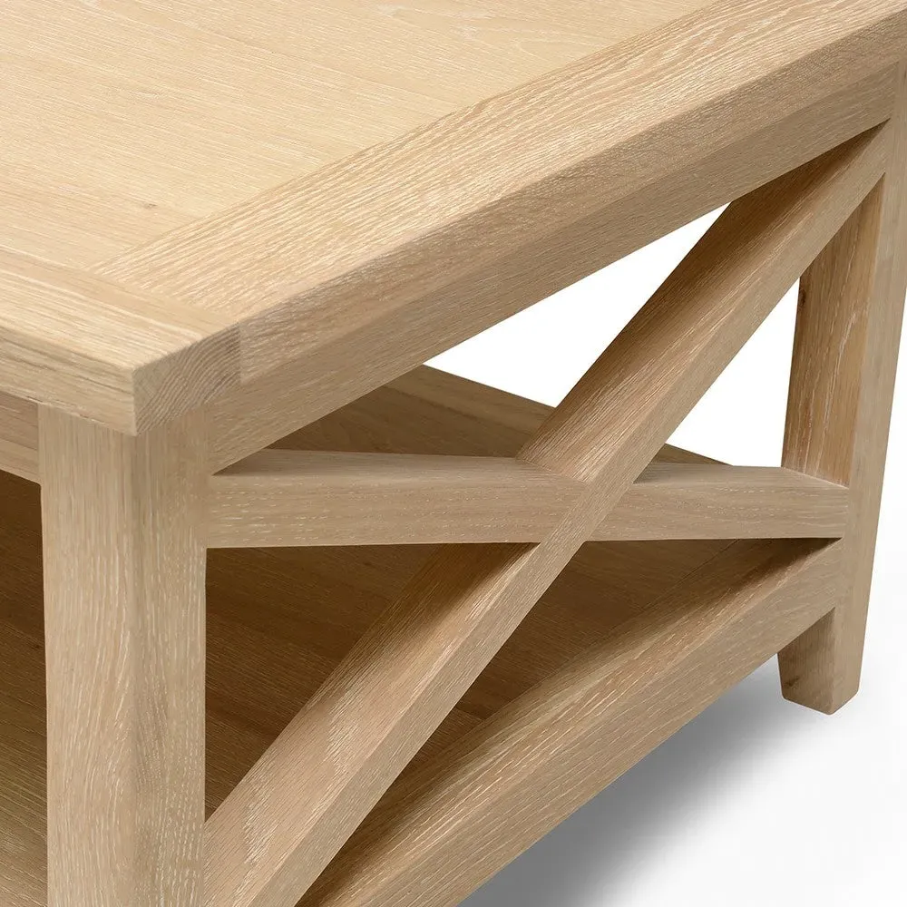 Inglesham Coffee Table - Whitewash, Oak