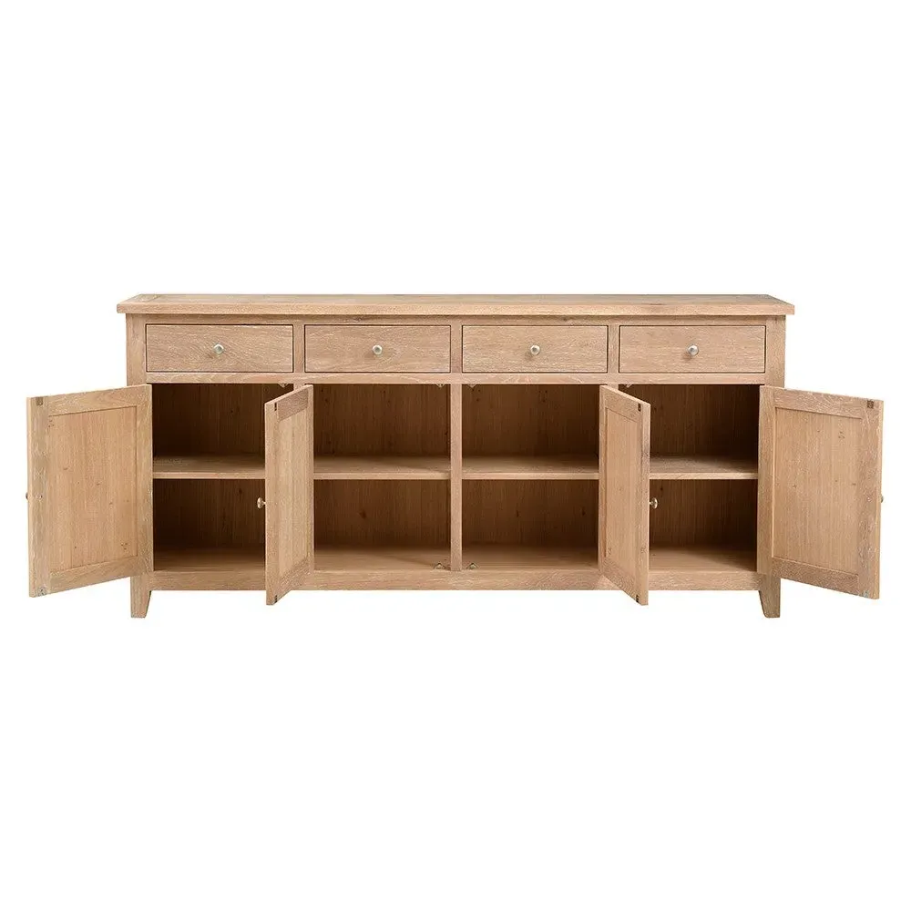 Inglesham Extra Large Sideboard - Whitewash, Oak