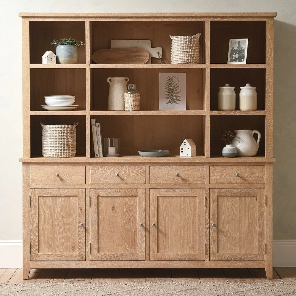 Inglesham Grand Dresser - Whitewash, Oak
