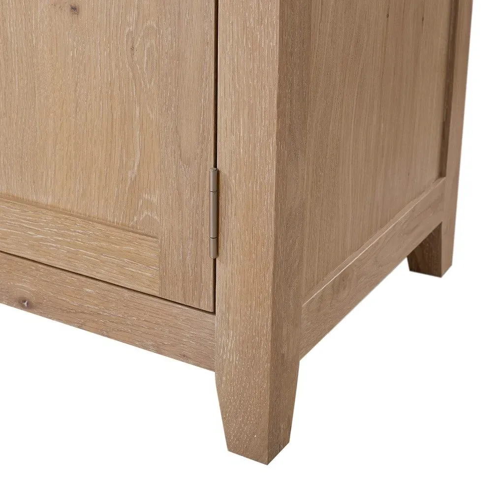 Inglesham Grand Sideboard - Whitewash, Oak