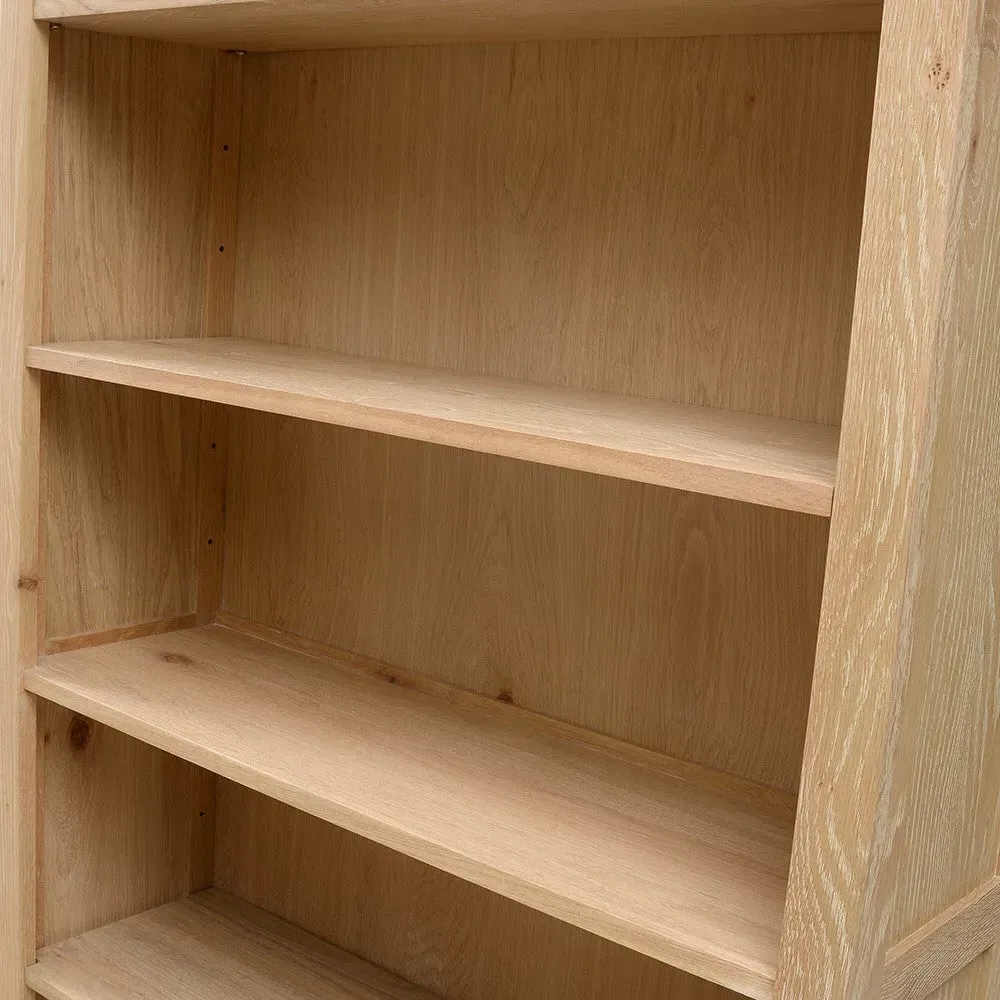 Inglesham Large Bookcase - Whitewash Oak