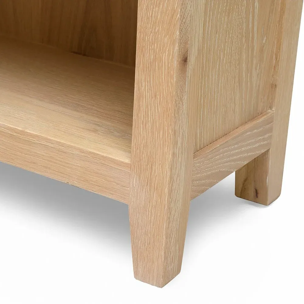Inglesham Large Bookcase - Whitewash Oak