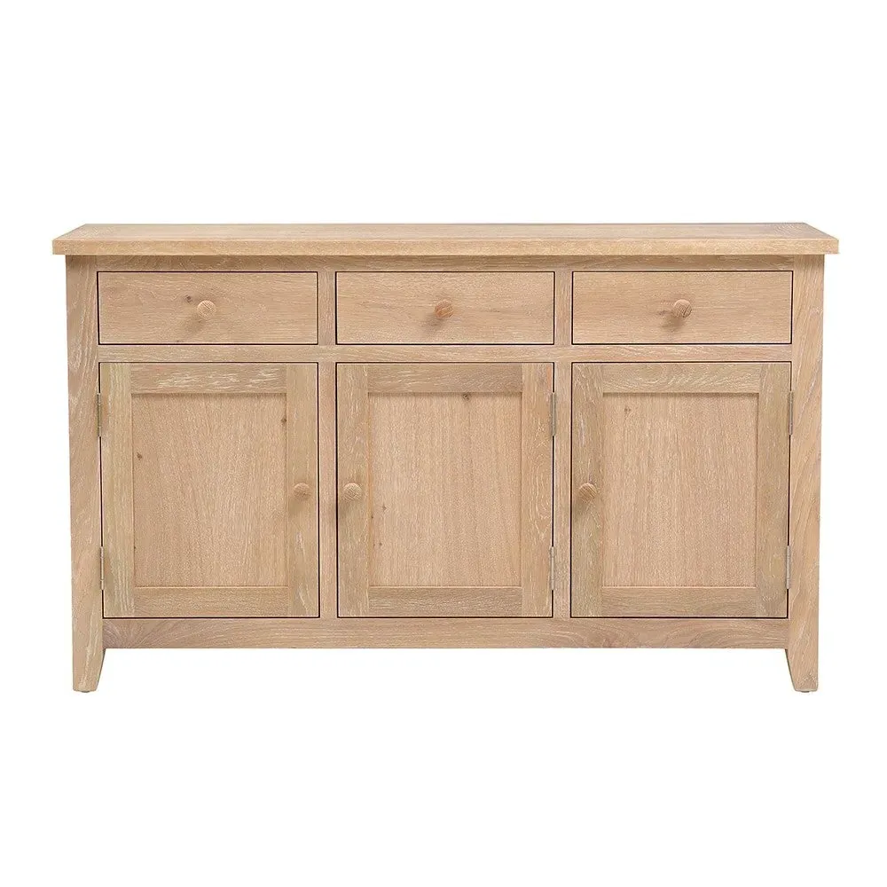 Inglesham Large Sideboard - Whitewash, Oak
