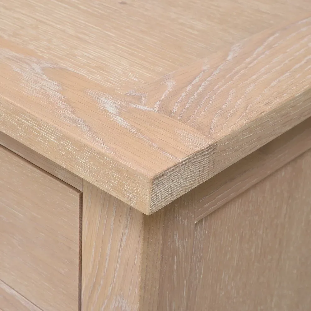 Inglesham Large Sideboard - Whitewash, Oak
