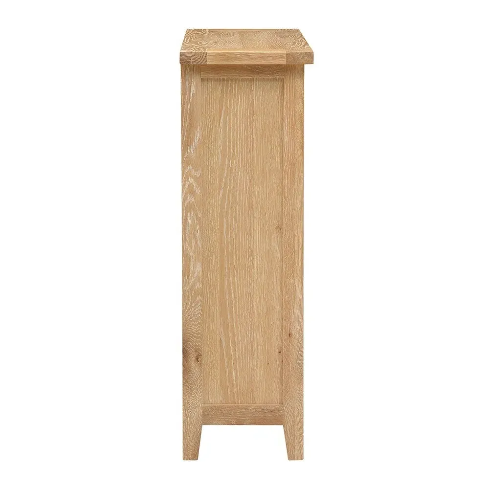 Inglesham Small Bookcase - Whitewash, Oak