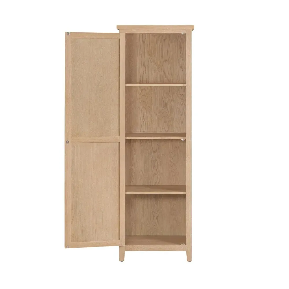 Shaker Cupboard - Whitewash, Oak