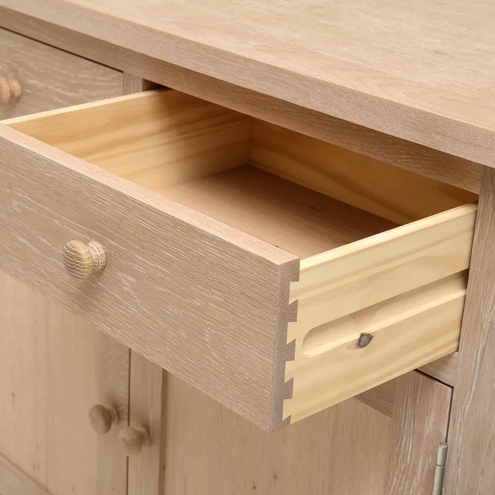 Small Sideboard - Whitewash Oak