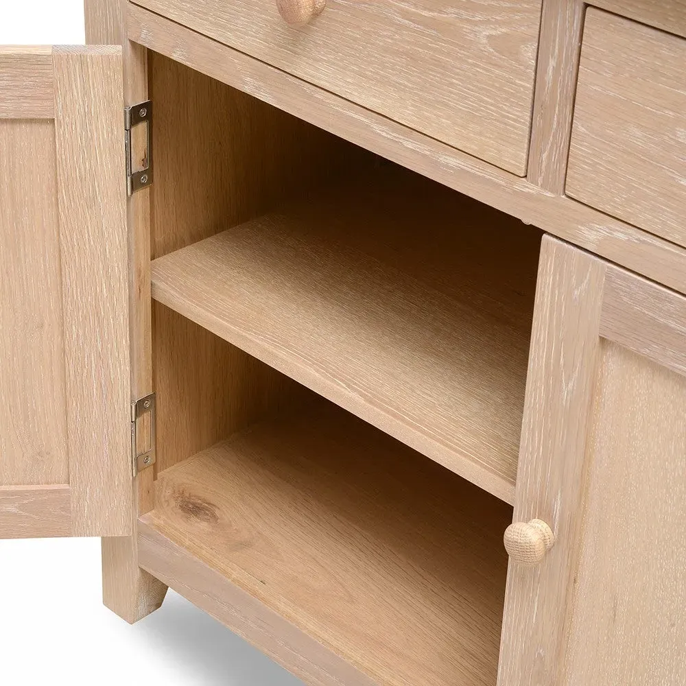 Small Sideboard - Whitewash Oak