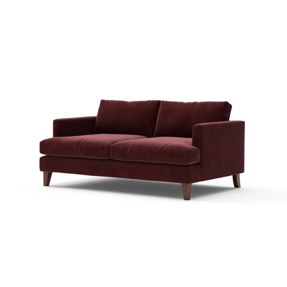 3-Seater Sofa - Dark Rosehip, Matt Velvet