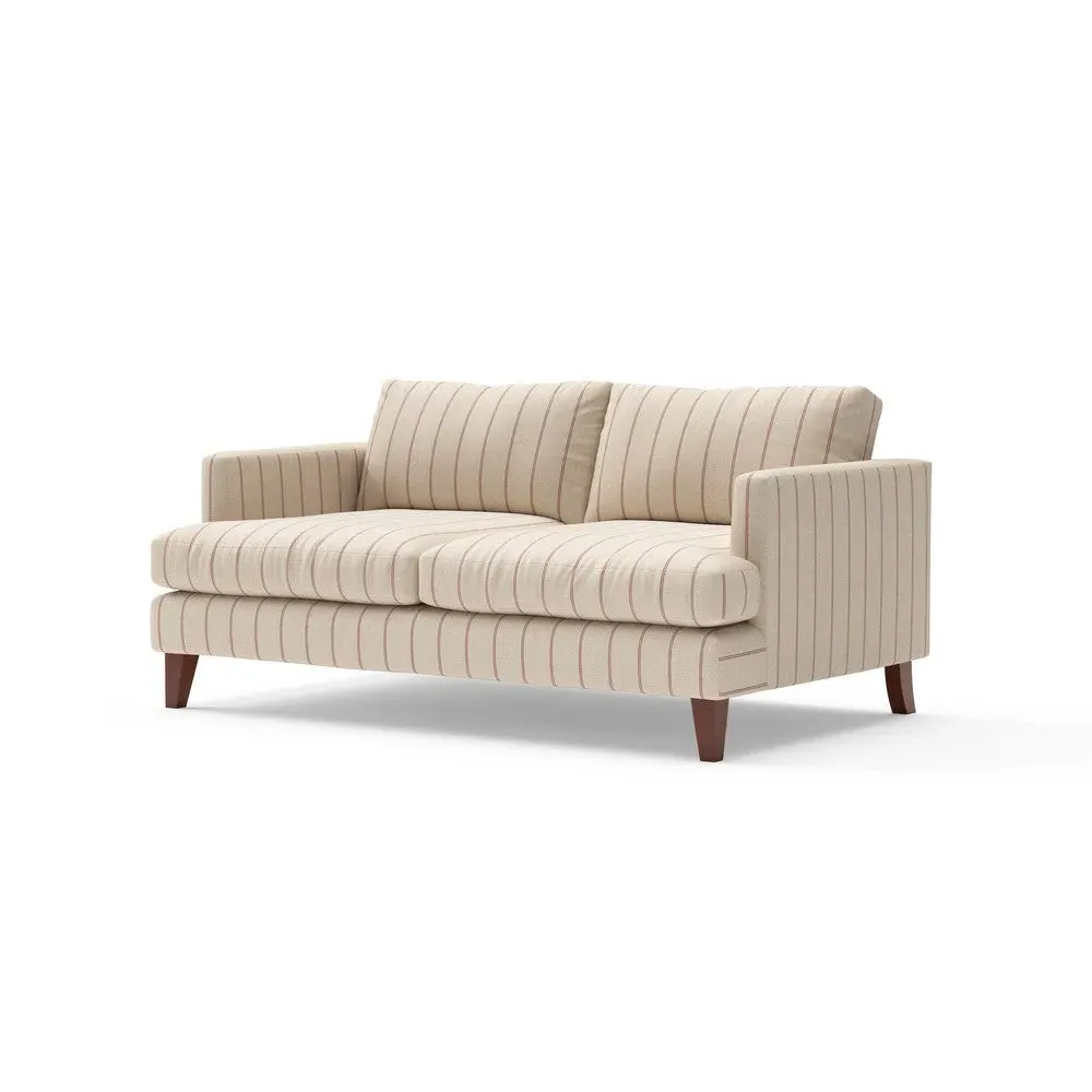3-Seater Sofa - Raspberry, Compton Stripe