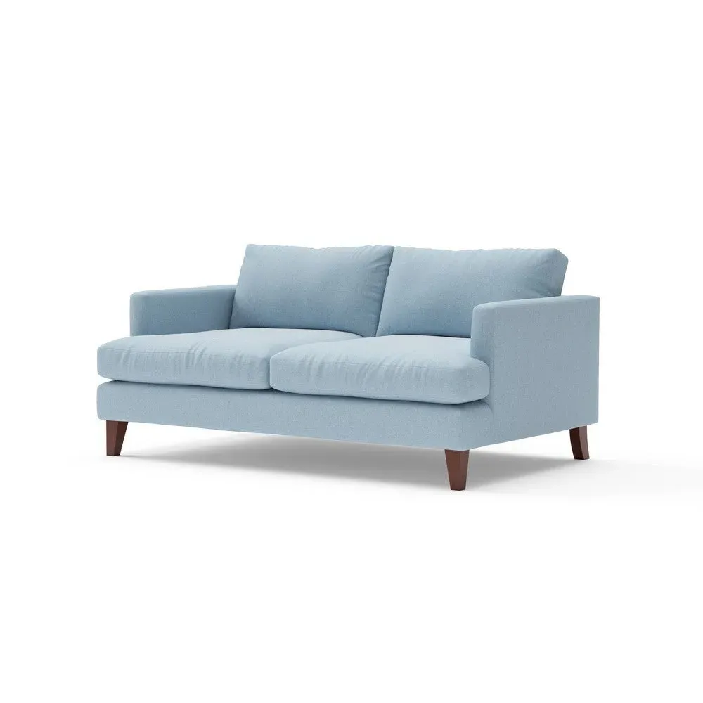 3-Seater Sofa - Sky Blue, House Linen Mix