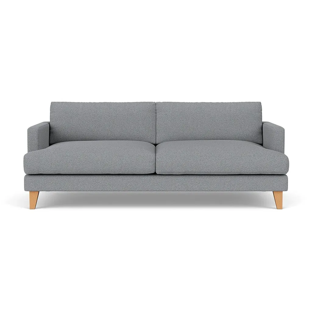 4-Seater Sofa - Blue Marl, House Weave by The Cotswold Company, image 2
