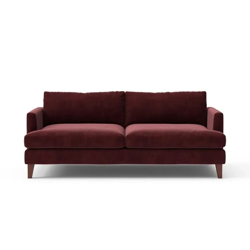 4-Seater Sofa - Dark Rosehip, Matt Velvet