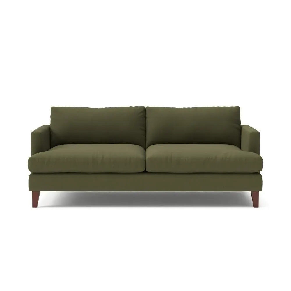 4-Seater Sofa - Forest Green, House Linen Mix image