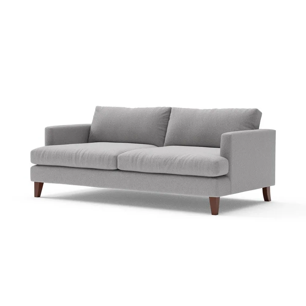 4-Seater Sofa - Grey Marl, Rustic Weave