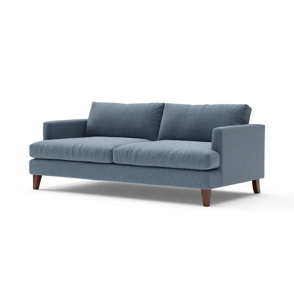 4-Seater Sofa - Indigo, Rustic Weave