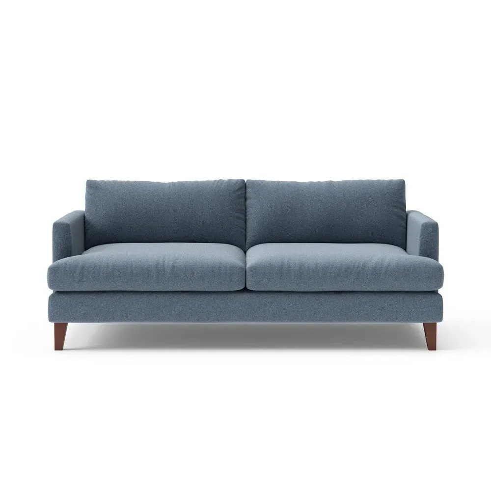 4-Seater Sofa - Indigo, Rustic Weave